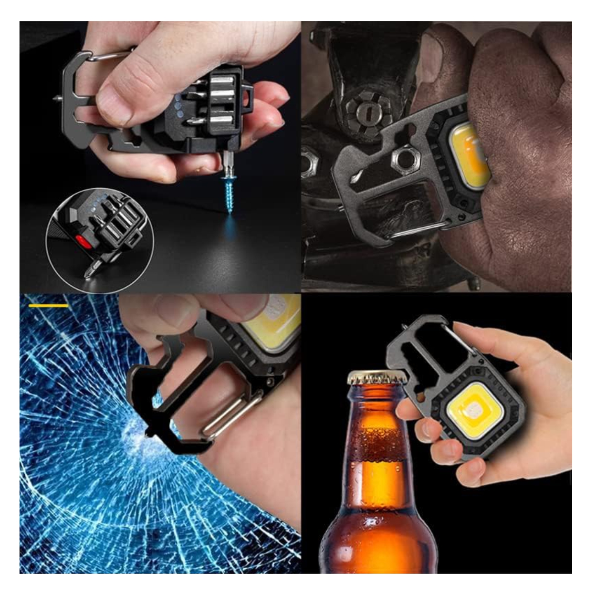 Miniatura 2 de Linterna COB Llavero multifuncion led